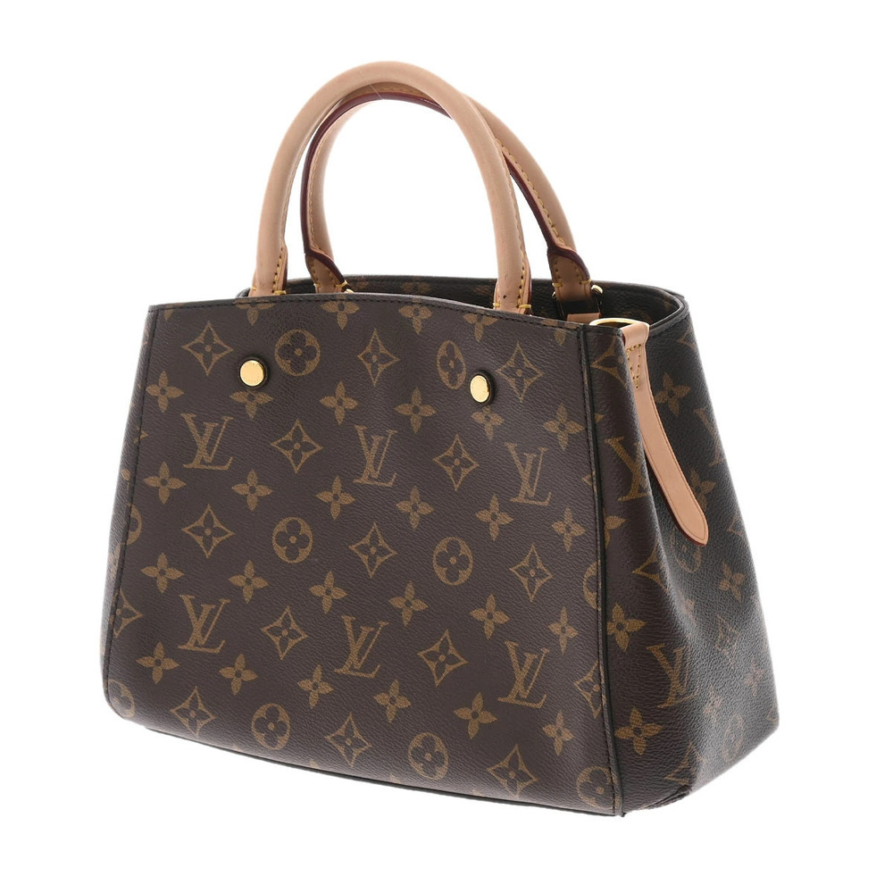 Louis Vuitton Monogram Brown Bag Canvas Montaigne Brown